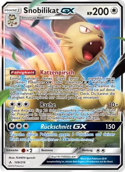 Karte Snobilikat GX aus Kräfte im Einklang, Nummer 149/214