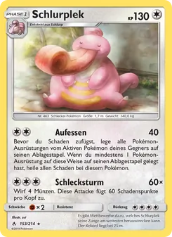 Karte Schlurplek aus Kräfte im Einklang, Nummer 153/214