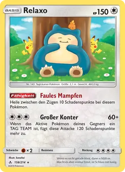 Karte Relaxo aus Kräfte im Einklang, Nummer 158/214