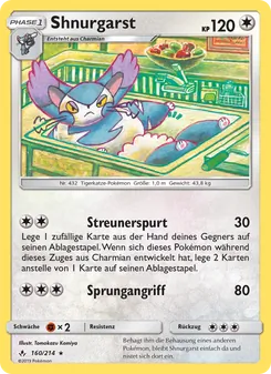 Karte Shnurgarst aus Kräfte im Einklang, Nummer 160/214