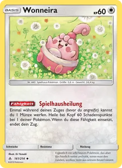 Karte Wonneira aus Kräfte im Einklang, Nummer 161/214