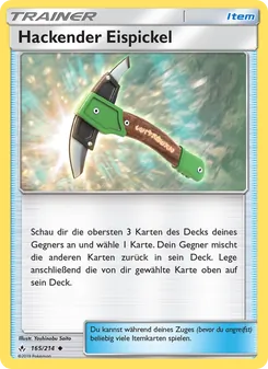Karte Hackender Eispickel aus Kräfte im Einklang, Nummer 165/214