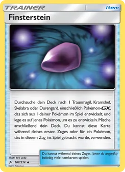 Karte Finsterstein aus Kräfte im Einklang, Nummer 167/214