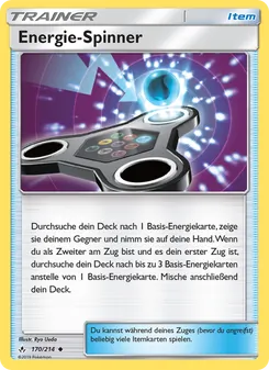 Karte Energie-Spinner aus Kräfte im Einklang, Nummer 170/214