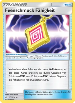 Karte Feenschmuck Fähigkeit aus Kräfte im Einklang, Nummer 171/214