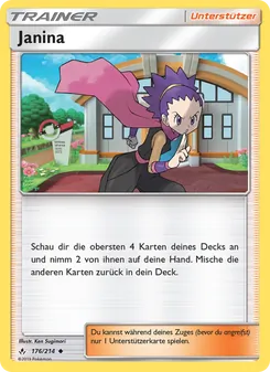 Karte Janina aus Kräfte im Einklang, Nummer 176/214