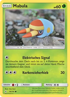 Karte Mabula aus Kräfte im Einklang, Nummer 18/214