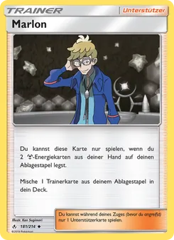 Karte Marlon aus Kräfte im Einklang, Nummer 181/214