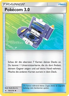 Karte Pokécom 3.0 aus Kräfte im Einklang, Nummer 182/214