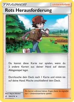 Karte Rots Herausforderung aus Kräfte im Einklang, Nummer 184/214