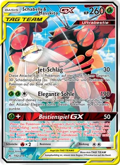 Karte Schabelle & Masskito GX aus Kräfte im Einklang, Nummer 192/214