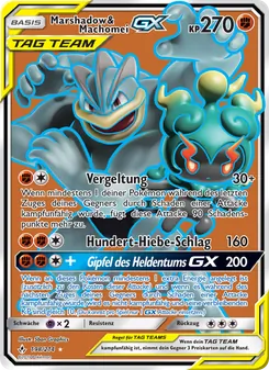 Karte Marshadow & Machomei GX aus Kräfte im Einklang, Nummer 198/214