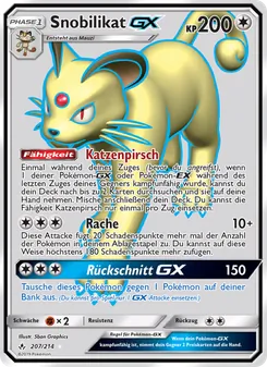 Karte Snobilikat GX aus Kräfte im Einklang, Nummer 207/214