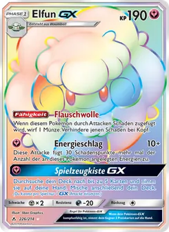 Karte Elfun GX aus Kräfte im Einklang, Nummer 226/214
