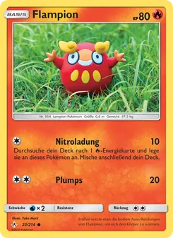 Karte Flampion aus Kräfte im Einklang, Nummer 23/214