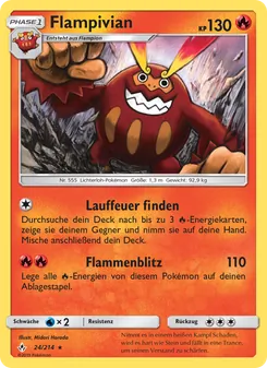 Karte Flampivian aus Kräfte im Einklang, Nummer 24/214