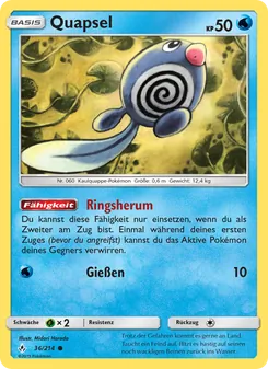 Karte Quapsel aus Kräfte im Einklang, Nummer 36/214