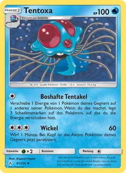 Karte Tentoxa aus Kräfte im Einklang, Nummer 41/214