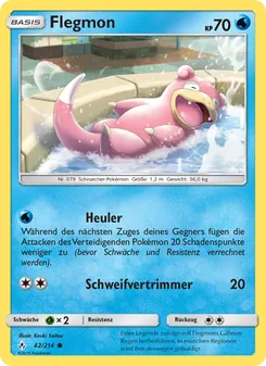 Karte Flegmon aus Kräfte im Einklang, Nummer 42/214