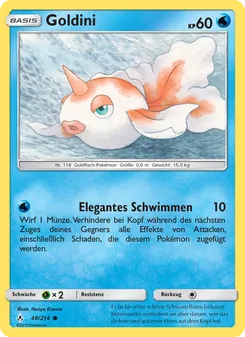 Karte Goldini aus Kräfte im Einklang, Nummer 48/214