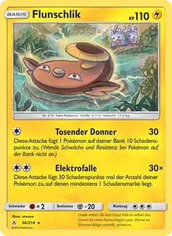Karte Flunschlik aus Kräfte im Einklang, Nummer 56/214