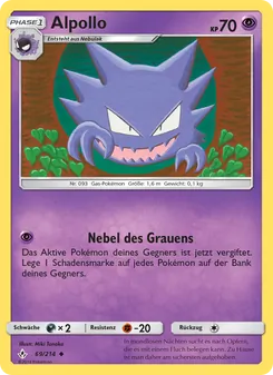 Karte Alpollo aus Kräfte im Einklang, Nummer 69/214