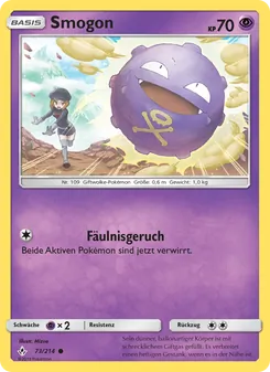 Karte Smogon aus Kräfte im Einklang, Nummer 73/214
