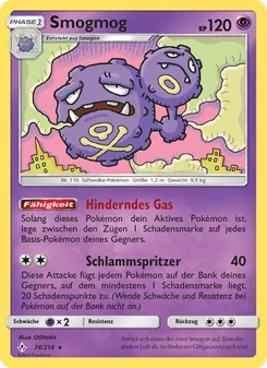 Karte Smogmog aus Kräfte im Einklang, Nummer 74/214