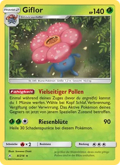 Karte Giflor aus Kräfte im Einklang, Nummer 8/214