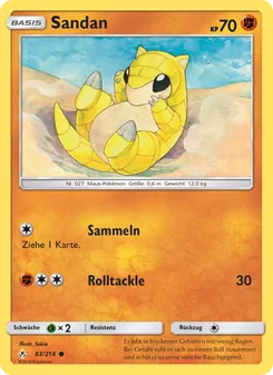 Karte Sandan aus Kräfte im Einklang, Nummer 83/214
