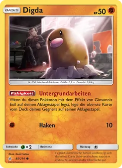 Karte Digda aus Kräfte im Einklang, Nummer 85/214