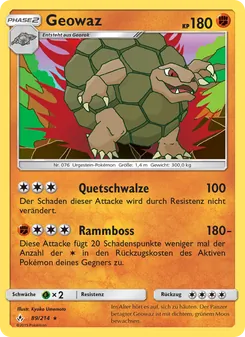 Karte Geowaz aus Kräfte im Einklang, Nummer 89/214