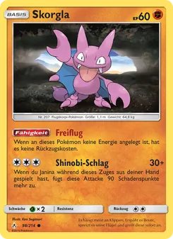 Karte Skorgla aus Kräfte im Einklang, Nummer 98/214