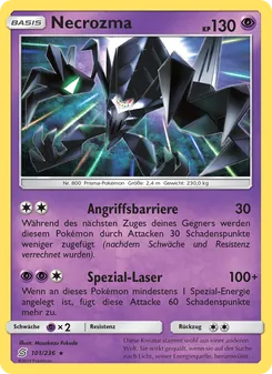 Karte Necrozma aus Bund der Gleichgesinnten, Nummer 101/236