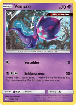 Karte Venicro aus Bund der Gleichgesinnten, Nummer 102/236
