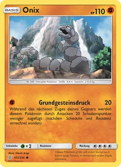 Karte Onix aus Bund der Gleichgesinnten, Nummer 103/236
