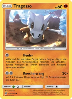 Karte Tragosso aus Bund der Gleichgesinnten, Nummer 105/236