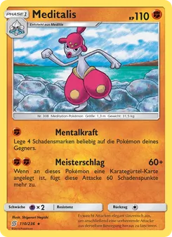 Karte Meditalis aus Bund der Gleichgesinnten, Nummer 110/236