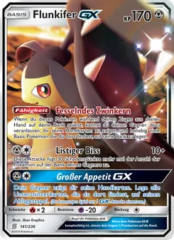Karte Flunkifer GX aus Bund der Gleichgesinnten, Nummer 141/236