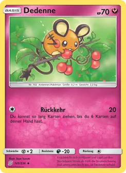 Karte Dedenne aus Bund der Gleichgesinnten, Nummer 145/236