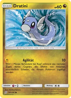 Karte Dratini aus Bund der Gleichgesinnten, Nummer 147/236