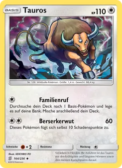 Karte Tauros aus Bund der Gleichgesinnten, Nummer 164/236