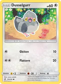 Karte Dusselgurr aus Bund der Gleichgesinnten, Nummer 174/236