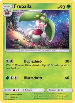 Karte Frubaila aus Bund der Gleichgesinnten, Nummer 18/236