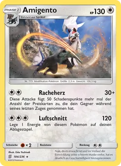 Karte Amigento aus Bund der Gleichgesinnten, Nummer 184/236