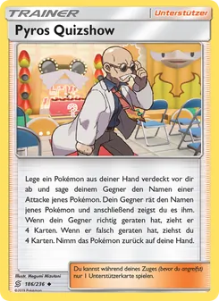 Karte Pyros Quizshow aus Bund der Gleichgesinnten, Nummer 186/236