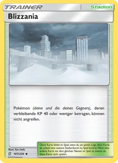 Karte Blizzania aus Bund der Gleichgesinnten, Nummer 187/236