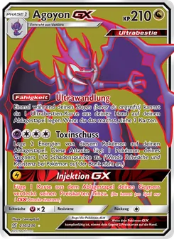 Karte Agoyon GX aus Bund der Gleichgesinnten, Nummer 230/236