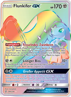 Karte Flunkifer GX aus Bund der Gleichgesinnten, Nummer 246/236