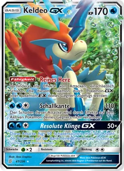 Karte Keldeo GX aus Bund der Gleichgesinnten, Nummer 47/236
